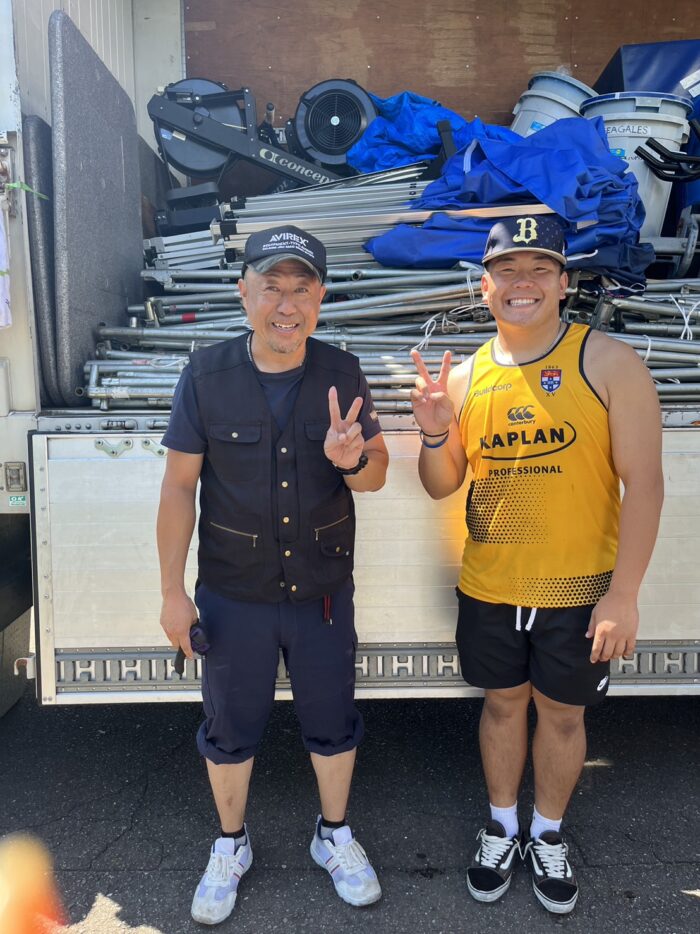 大学ラグビー部の合宿用品を全国へ運搬｜木村運送